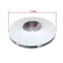 1PC 알루미늄 진공 블레이드 교체 물 흡입 기계 청소기 모터 임펠러 액세서리 클리너 회전 팬, [01] 112mm