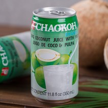 Chaokoh 코코넛 쥬스 (펄프) 350mL 24입 타이푸드 태국음식 소스 업소용