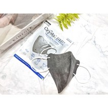 (판촉물 증정) 크리스탈 KF94 새부리형 보건용 프리미엄 칼라마스크/미세먼지 및 감염원차단/ 5매입 x 20봉 (그레이)+동서식품 동서 현미녹차/메밀차 25티 랜덤 증정, 그레이