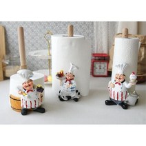 홈카페 소품 요리사 인형 키친타올 홀더 깔끔주방, 1개, 포도