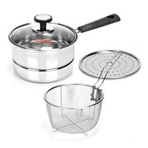 키친아트 파스타면삶는냄비 파스타팟 스파게티 찜국수냄비, 16cm