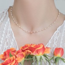 [수앤수][천연석 925실버] 청순 담수진주 목걸이 (20NSN002) [1color]