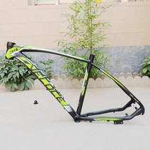 픽시 자전거 프레임 카본 20인치 26 인치 산악 알루미늄 합금 디스크 브레이크 테일 후크 외부 배선 mtb, 매트 블랙 그린
