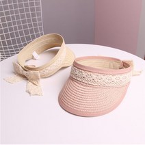 앙상블 아동 레이스 밀집 돌돌이 썬캡 모자