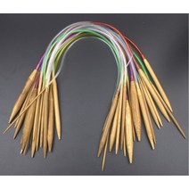 Diy 40cm 긴 원형 뜨개질 바늘 2.0mm 2.5 2.75 3 3.25 3.5-10.0mm 부드러운 마무리 대나무 크로 셰 후크, [05] 30mm