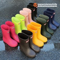 페이퍼플레인키즈 키즈장화 아동장화 레인부츠 여아 남아 신발 어린이 초등 학생 슈즈