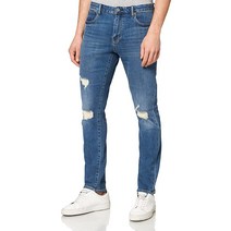 Superdry 남성용 슬림 스탠튼 브라이트 블루 빈티지
