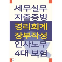 세무실무 지출증빙 경리회계 장부작성 인사노무 4대보험, 경영정보사, 이진규 저