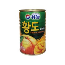 유동 황도 슬라이스 400g / 황도캔 / 황도통조림