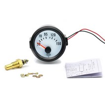 유면계 유량계 AD 2 "52mm 블루 LED 자동차 게이지 오일 압력 게이지 PSI 바 터보 부스트 게이지 12, 05 Oil Temp Gauge