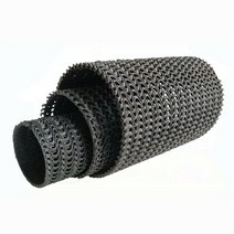 유공관 농업용 배수 메쉬 파이프 우수관 이중벽관 주름관 호스 통기관 배관 자재 1m, 60mm