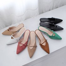 벨트스트랩 스틸레토 뮬 (5cm/7cm) 아멜라B