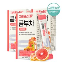 [공식판매처] 그린몬스터 디톡 콤부차 허니자몽 20억 유산균, 50g, 3개