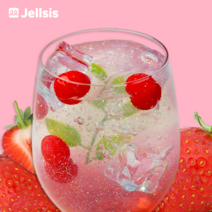 [젤시스슬라임] 딸기 리프레셔 / 물젤리 클리어슬라임 / 프리미엄 수제슬라임 마켓, 260ml(230ml+30ml)