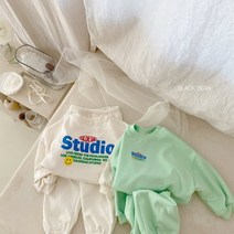 M 블랙빈 스튜디오세트 유아 봄 상하 맘커플