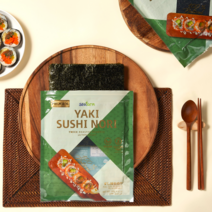 씨팜 100매/50매 김밥 김 두께가 다른 2.6g 2.8g 고급 스시 전문점 김밥 전문점 전용스시김 초밥김 미끼김 롤 군함용 노리 김 130g / 140g, 230g, 100매