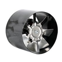 산업용 공업용 환풍기 블로워 환기팬 송풍기 이동식 4 inch 인라인 덕트 팬 air, 검은색