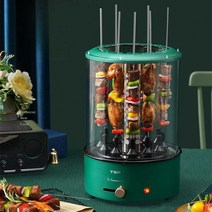 하향식 닭 양 꼬치 그릴 훈제 자동 바비큐 기계 캠핑, 파란색 꼬치 기계