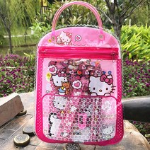 포켓몬 펜 케이스 세트 피카츄 문구 토트백 휴대용 어린이 생일 선물 학용품, [09] Stationary set10