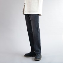 디벨로 남성용 베이직 10부 반밴드 스트레이트진