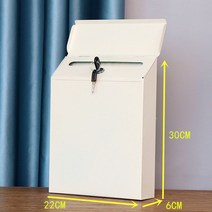 우체통 예쁜 벽걸이 레트로 인테리어 유럽 장식소품 스탠드 편지함 우편함 전원주택, 핑크 사서함 1.2m