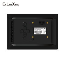 전자액자 디지털액자 스마트액자고화질 사진 멀티미디어 플레이어 MP3 알람 시계 선물 디지털 프레임 크, 02 WHITE_01 EU 플러그