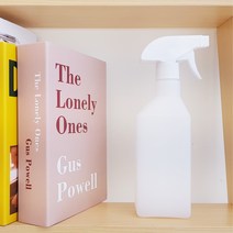 심플 사각 분무기 스프레이 500ml, 직사각 화이트 용기(500ml)+화이트 스프레이건