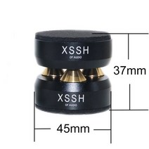 XSSH 오디오파일 쇼크 3 골드 스파이크 댐핑 패드 HIFI 스피커 CD 앰프 알루미늄 절연 피트 2022 년 새로운, 02 223B_01 no gift box