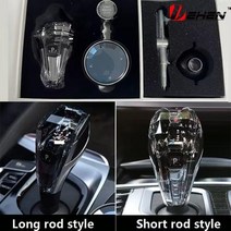 3pcs 크리스탈 시프트 노브 BMW F10 F20 F30 F15 F16 E70 E71 F25 F26 F02 짧은 헤드, 14-18 F15-M, 14-18 F15-M