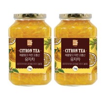 해풍맞고자란 고흥산 유자차1kg+1kg (1+1), 총 수량