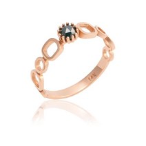 18K 도형 체인 로렛트 청러프 반지 SRS36902