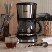 우놀드 대용량 1.5L 드립커피메이커 가정용 사무실 커피머신 커피포트, UDC-289915
