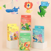 해피플레이 에비니어 인형만들기 3종 세트 애착인형 DIY 취미 키트, 바다친구들