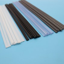 플라스틱 용접봉 ABS PP HDPE PPR PVC UPVC CPVC 범퍼 수리 납땜 스틱 전극 열풍 건 용접기 용접용, 9.White 1m 2pcs - PE