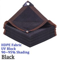 농업용차광막 28Pin 95% 음영 HDPE 자외선 방지 검은 태양 그늘 그물 온실 전망대 스크린 메쉬 꽃 냄비 다, 01 28pin Brown Edge_33 4x6m