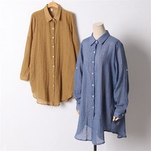 빅사이즈 107 아사면오버핏카라셔츠 DIRD797