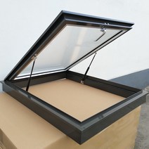 개폐형 지붕창 천장 지붕 리프트 창문 알루미늄 채광창 옥상방 다락방 지하, 78x118cm(배수보드 없음) 환기용