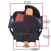 벨드샌더 스핀드샌더 델타 SA446 벨트 및 디스크 샌더 4 "벨트 S/N 106987WT4033 용 토글 스위치-중고, 한개옵션0