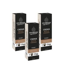그라인더 커피 캡슐 크레마 10개 Grinders Coffee Capsules Crema Caffitaly System, 3팩