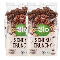 디엠바이오 dmBio Muesli Chocolate Crunchy 독일 초콜릿 크런치 뮤즐리 500g, 2팩