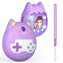 VR 메타버스 가상현실 체험 헤드셋 휴대폰호환 컨트롤러 Tamagotchi Pix 가상 전자 디지털 애완 동물 실리, 08 purple cat