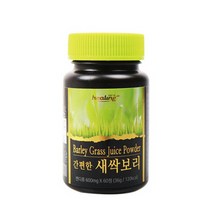 새싹보리정 새싹보리착즙분말정 콜레스테롤낮추는음식 독소배출 분말 가루 보리새싹 효능 황달에좋은음식, 1병, 60정+600mg