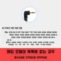 RC-201 캐논 유선 셔터 케이블 카메라 M6 미러리스 M5 인라인 EOS R6 원격, 캐논 카메라 E3 인터페이스