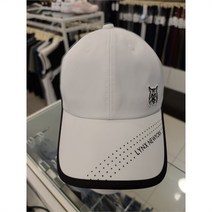 링스골프 SH04 남성 도트 로고 육각캡 L11A3CP603, 블랙