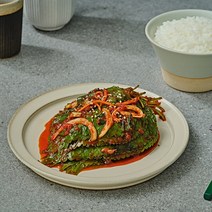 여수 나래식품 저염 깻잎김치 500g 국내산 생깻잎 무침, 1개