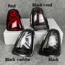 미니 쿠퍼 쿠페 테일램프 유니언잭 R56 JCW 컨버터블 잭바이잭, 블랙+화이트