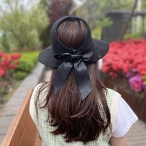 스테디얼 여성여름모자 밀짚 챙넓은 버킷햇 햇빛 가리개 모자