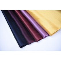 [규방공예] 양단 실크100% 한복지 조각보만들기, 2. 피자두