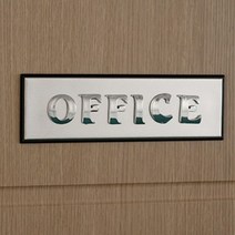 OFFICE TOILET 고급 알루미늄 표지판 부서표찰화장실팻말 부모님감사패 현판제작 간판만들기 장애인화장실표시 화장실안내판 오피스표지판 알루미늄명판 객실