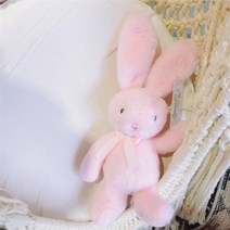 애착 동물 토끼인형 유아 아동 어린이날선물 25cm, 핑크토끼